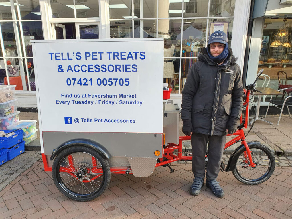 Tell's Pet Accessories E-Cargo Trike and Terry