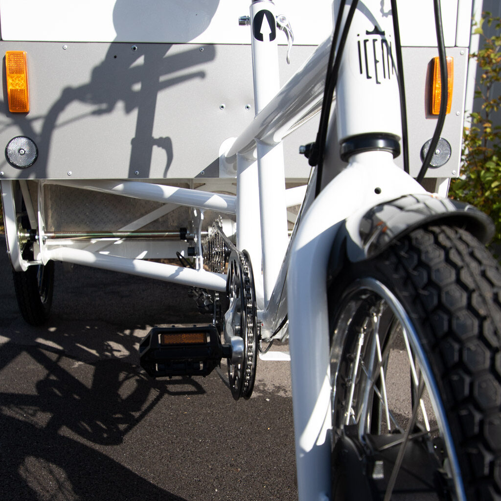 e-cargo bike close up