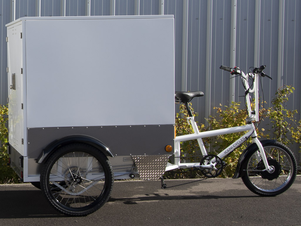 Electric store cargo trikes