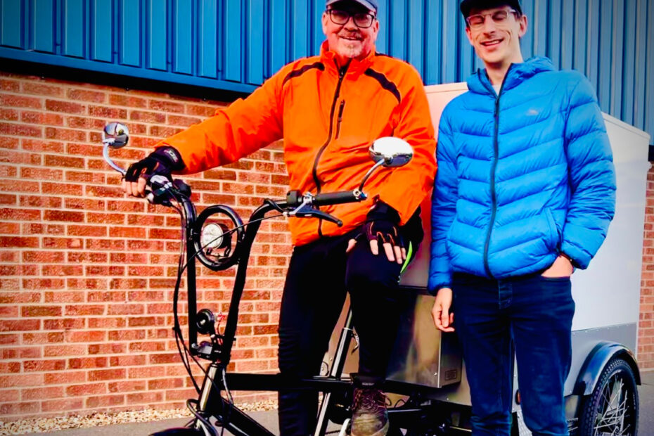Delivery of Iceni e-Cargo trike to Colchester Borough Council